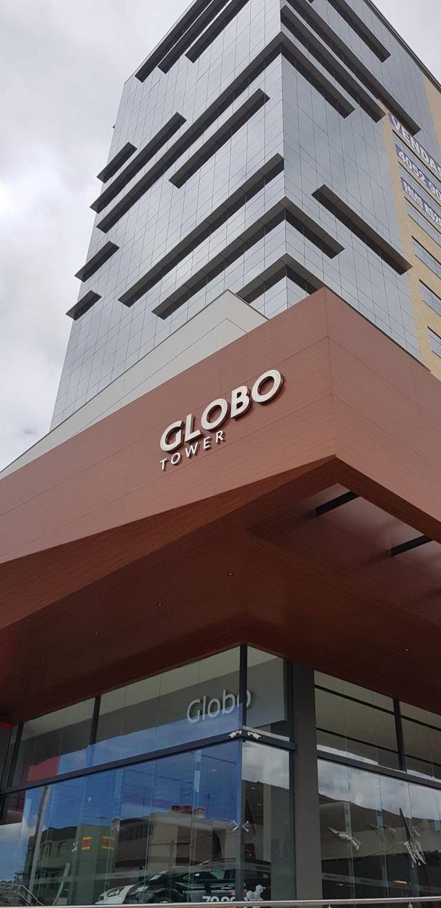 Fachada do edifício Globo Tower, no Estreito, em Florianópolis, onde fica o escritório da RM